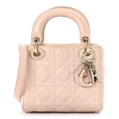 mini lady dior rose poudre|Mini Lady Dior Bag Two.